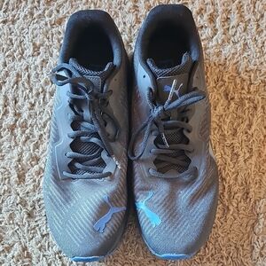 Puma Gray and Blue Athletic Shoes